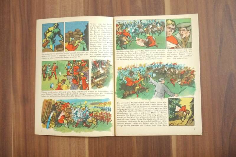 Atze Wettbewerb VII Parteitag 1967 Heft 4 DDR Comic