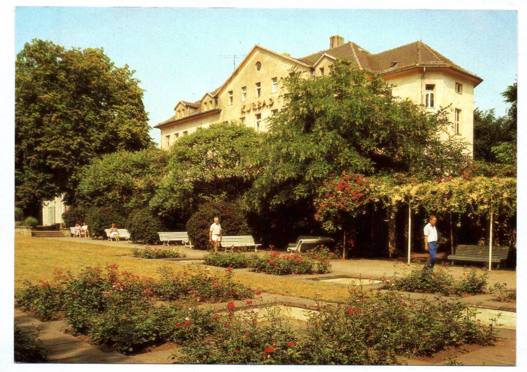 Foto Ak Bad Lausick Kreis Geithain Kurhaus 1985