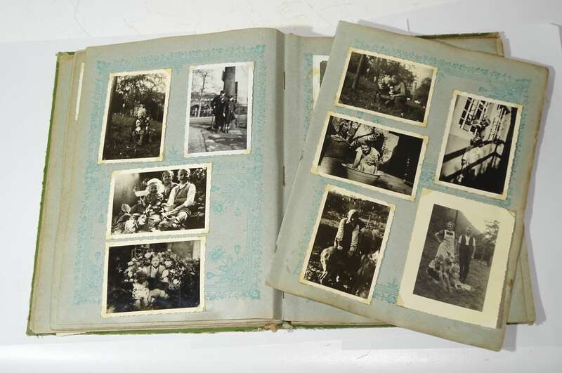 Fotoalbum Fotos Kinder Fahrrad Urlaub Landwirtschaft 1930er 