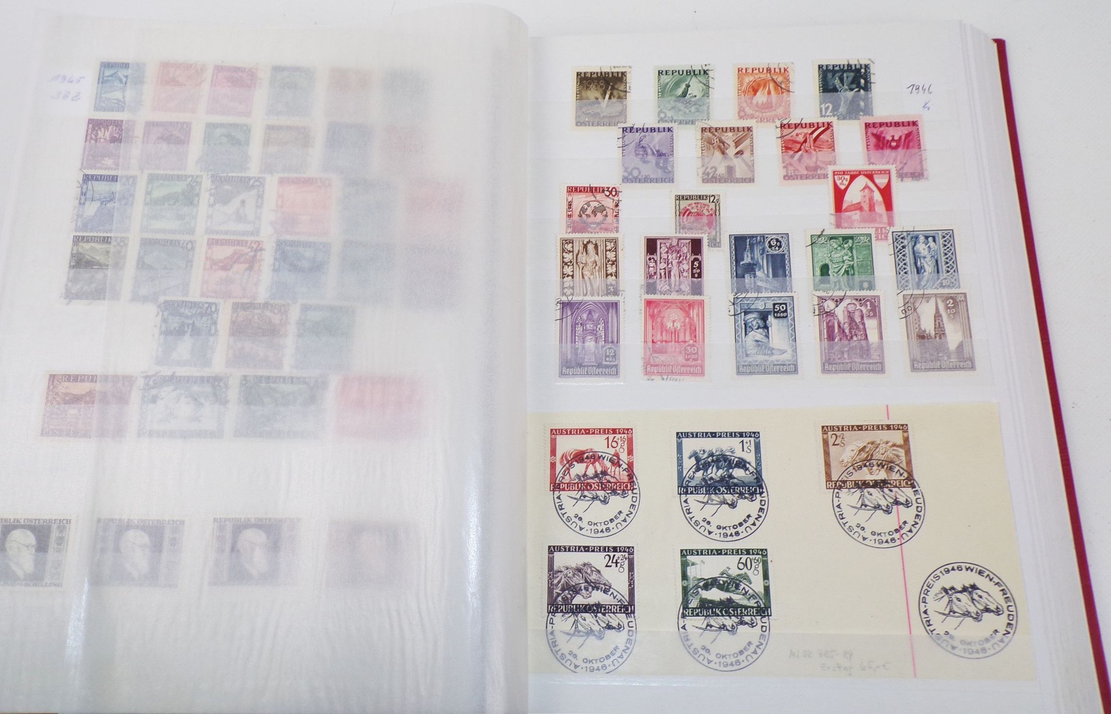 Österreich Briefmarken ab 1854 Austria aus Nachlass