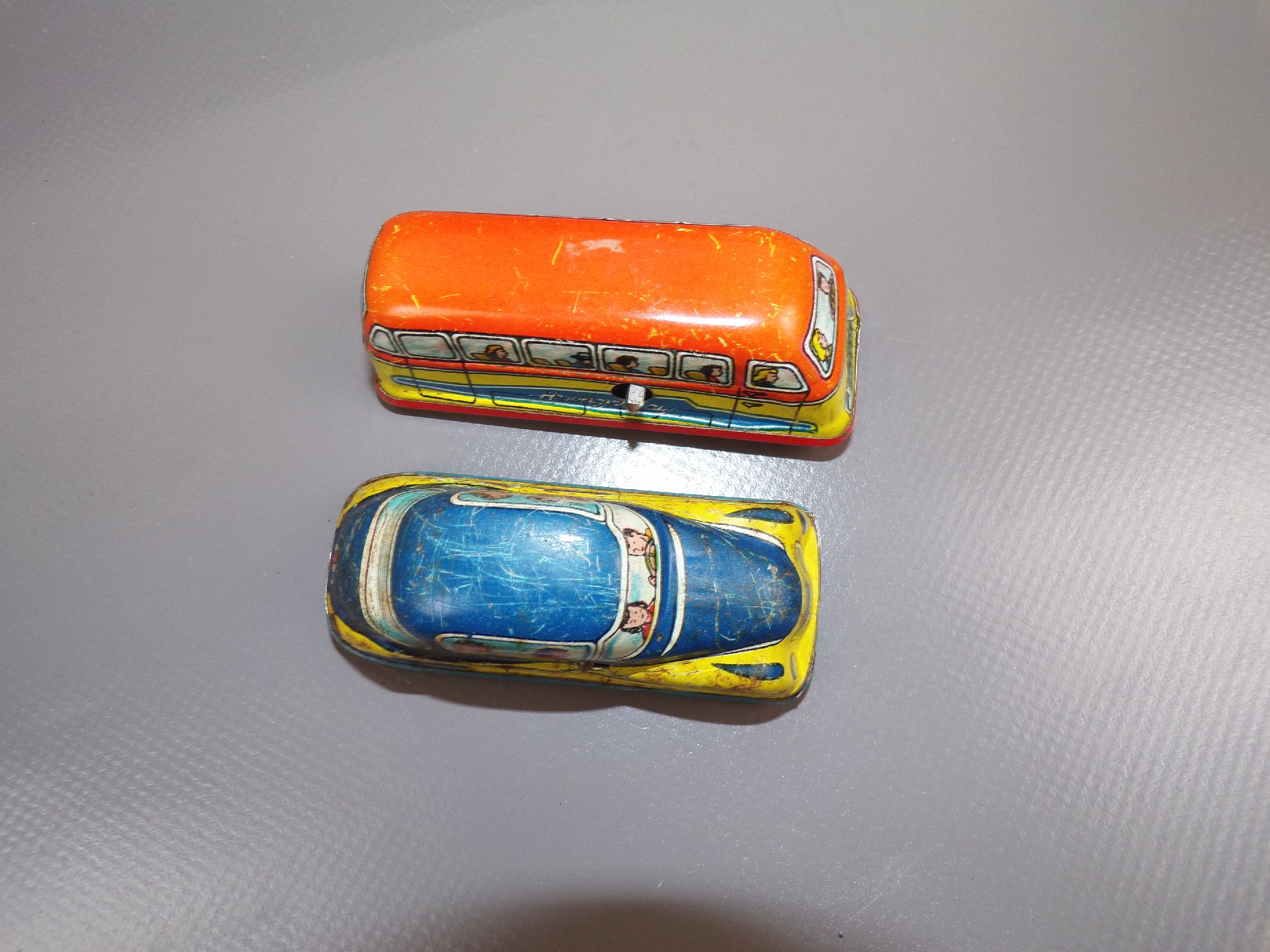 DDR Autobahn Rennbahn Blechspielzeug Autos Ungarn 