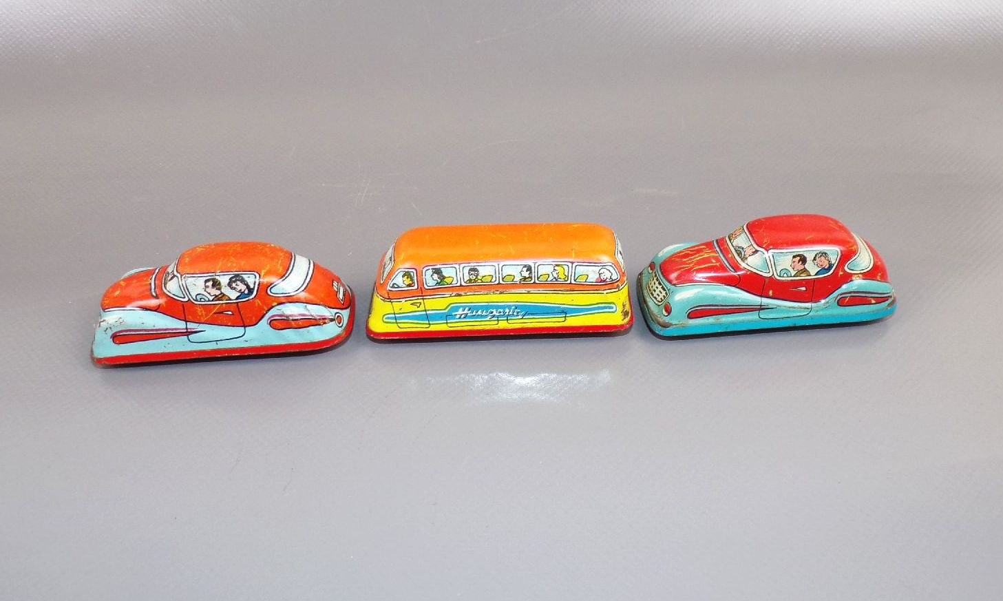 DDR Autobahn Rennbahn Blechspielzeug Autos Ungarn 