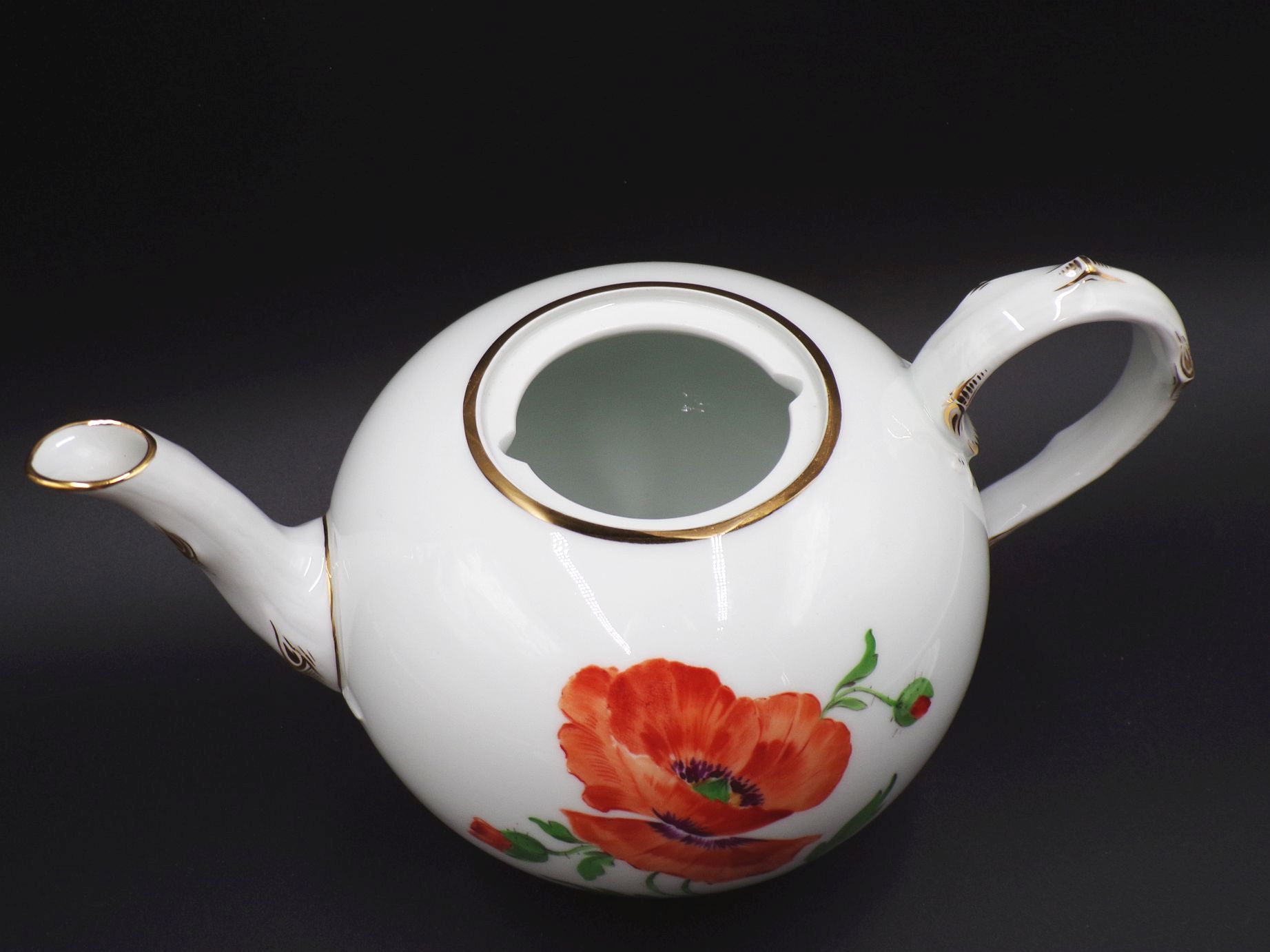 Alte Meissen Teekanne Bunte Blume 2 Wahl 