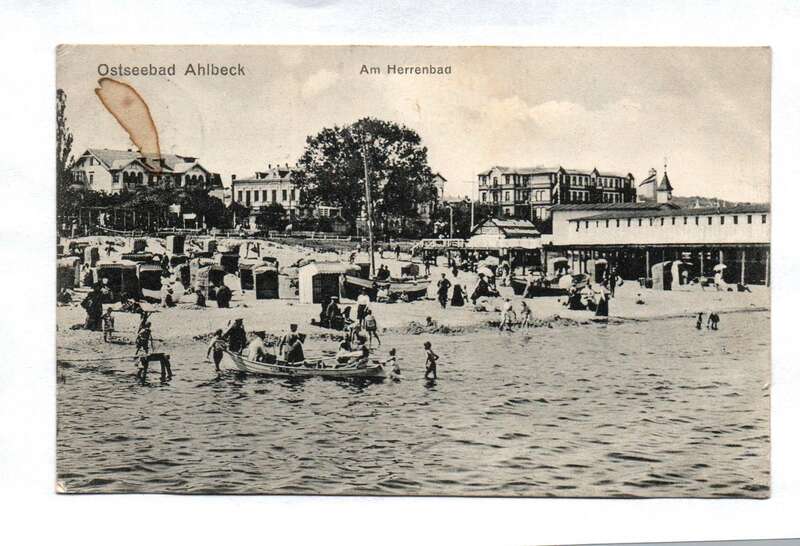 Ak Ostseebad Ahlbeck Am Herrenbad Postkarte 1911