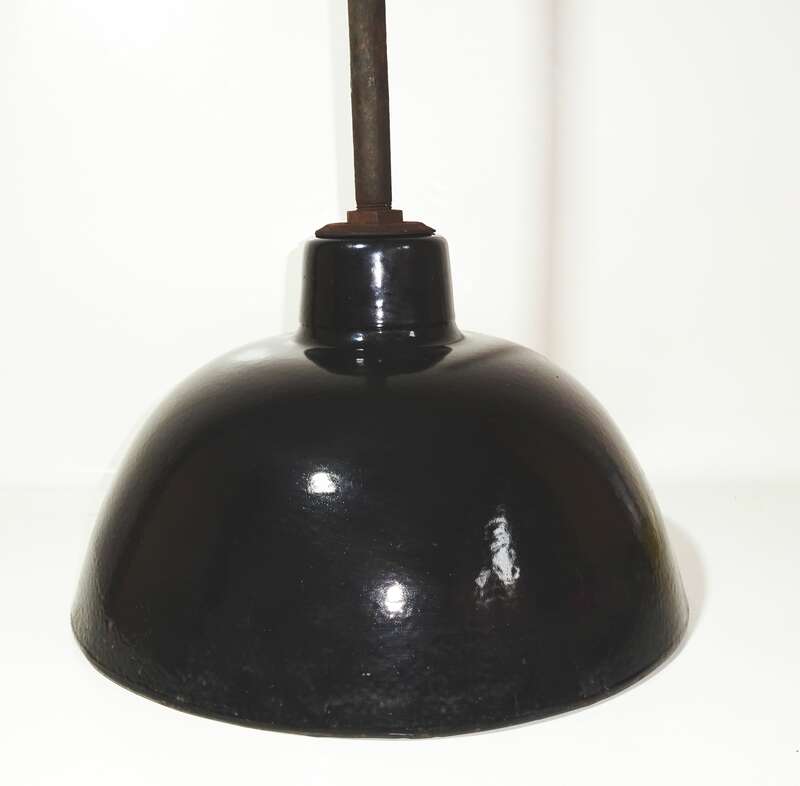 Vintage Fabriklampe Emaille Lampe industrial Deckenlampe Loft Deko