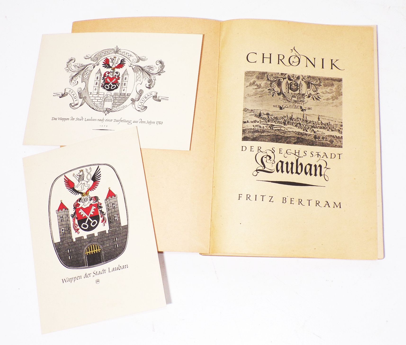 Chronik der Sechsstadt Lauban Fritz Bertram Schlesien 1951