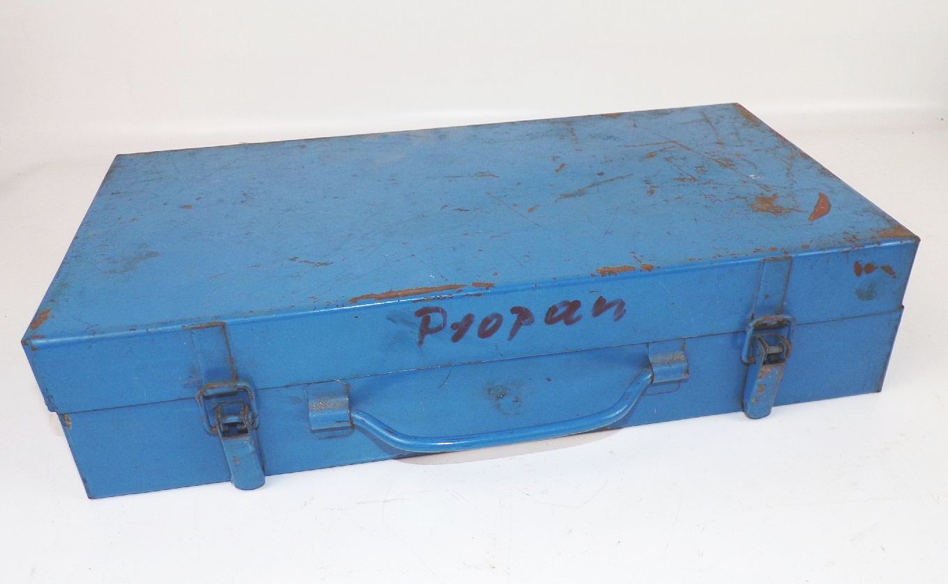 Alter Brennerkasten Schweißerkasten MWW520 DDR Propan VEB Wurzen Set autogen