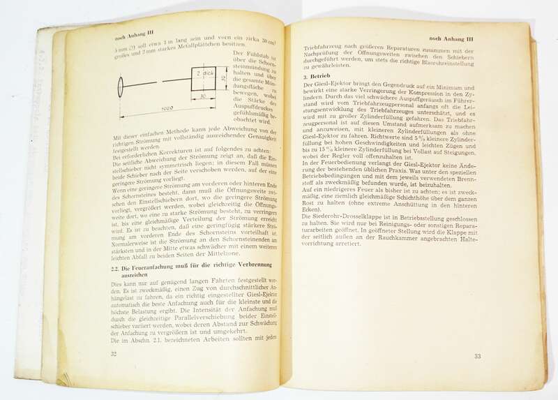Dienstvorschrift für den Dienst auf und an Triebfahrzeugen Teilheft 3 DR 1974