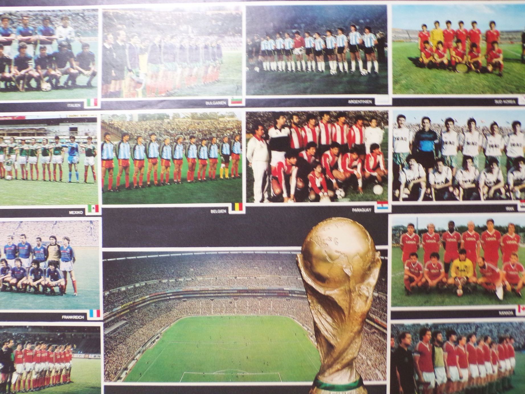 Plakat Mexiko 1986 Fußball Weltmeisterschaft