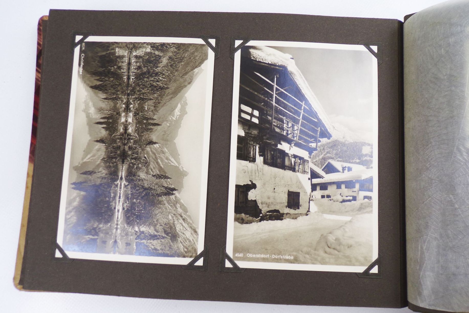 Fotoalbum Zeppelin Dampflok 1930er Sachsen Alpen