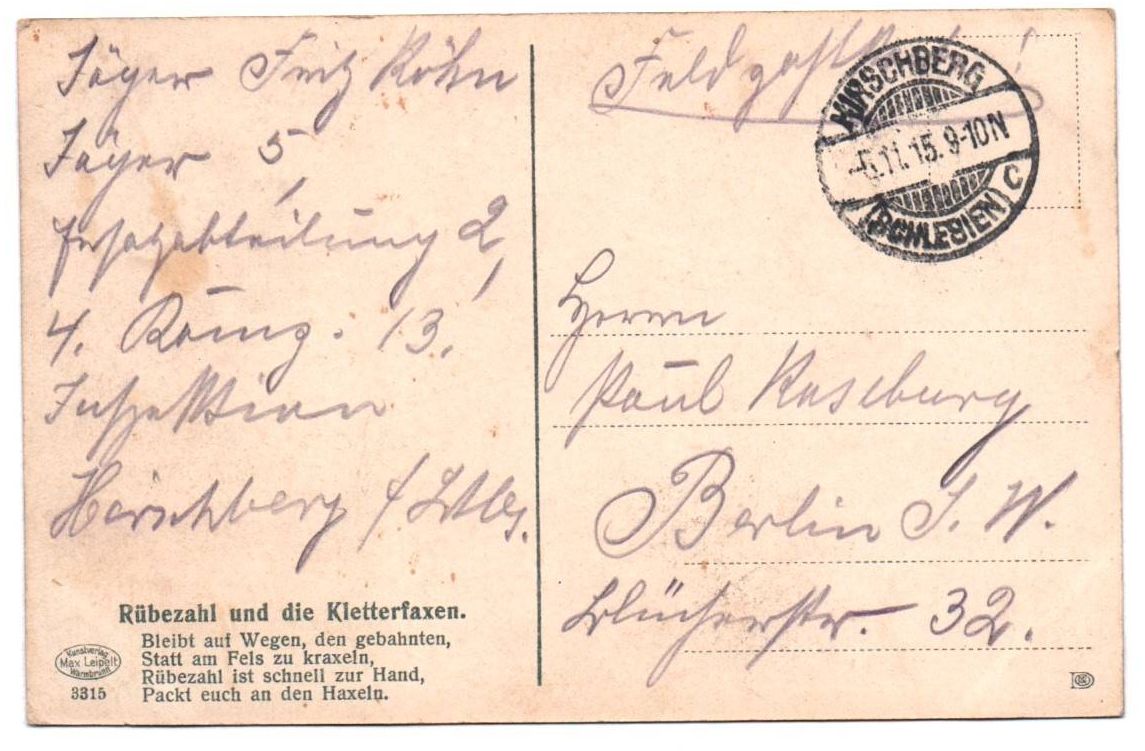 Künstler Ak Rübezahl und die Kletterfaxen 1915 Riesengebirge Künstler Ak Rübezahl und die Kletterfaxen 1915 Riesengebirge