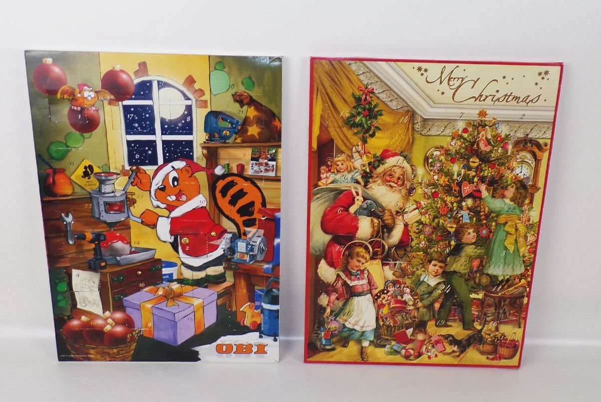 Konvolut Adventskalender Obi Sprengel Haribo Retro Vintage 