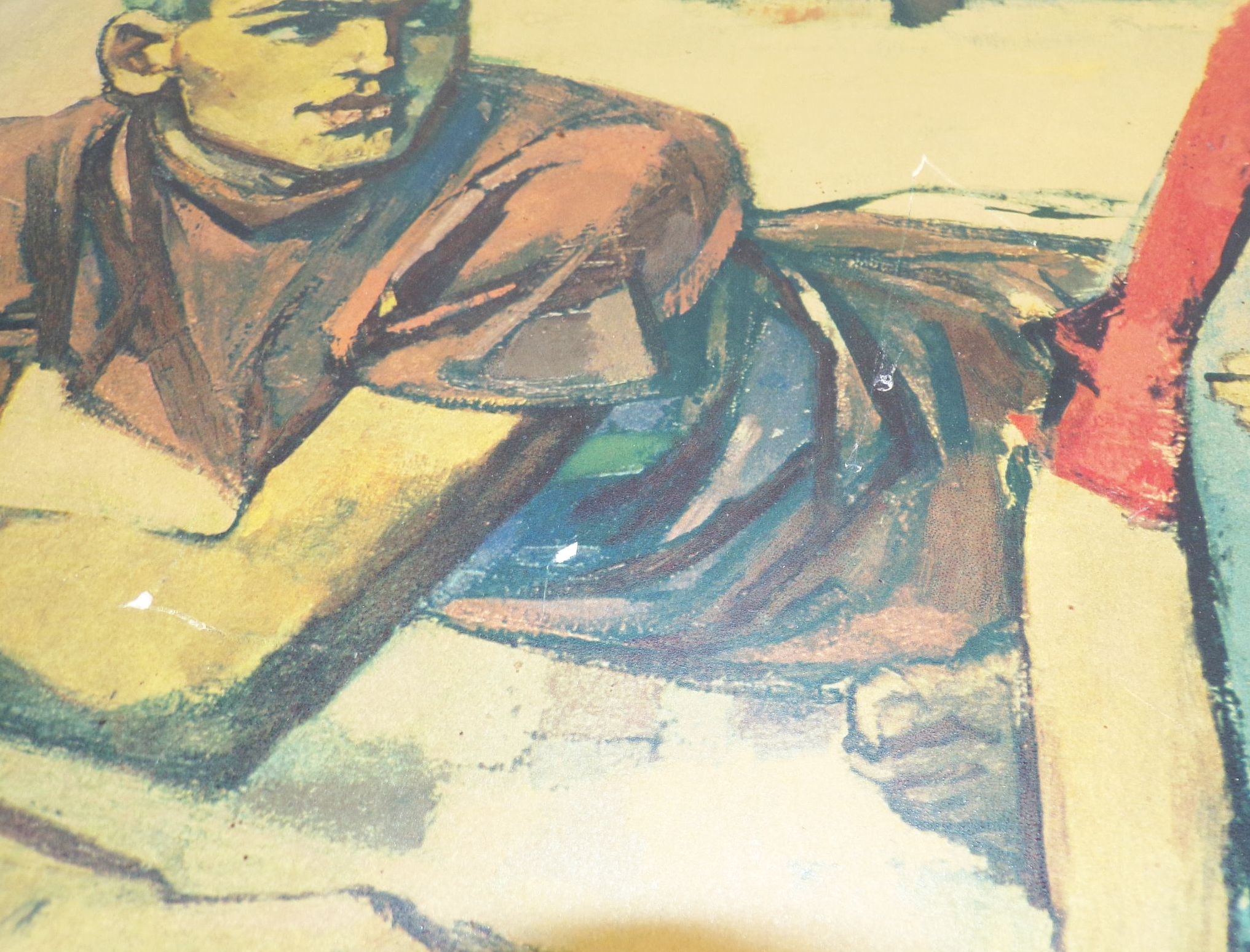 Walter Womacka Am Stand DDR Kunstdruck true Vintage GDR Kult