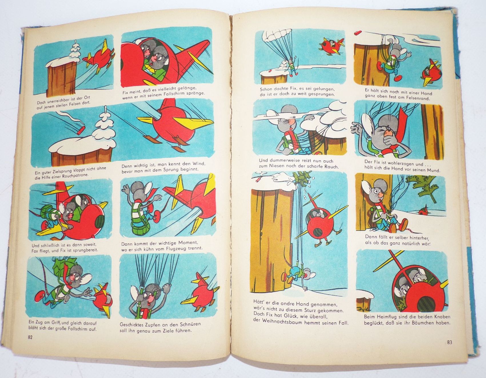 Lustige Mäuseabenteuer Blau Jürgen Kieser 1964 Comic