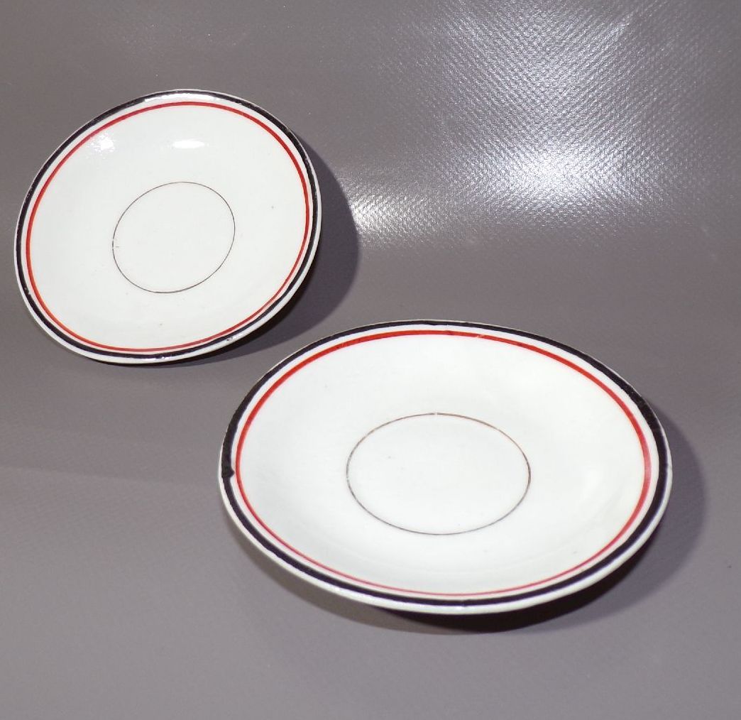 Patriotisches Porzellan Service Kaiser Wilhelm Kaiserreich Mokkaservice 1 Wk 