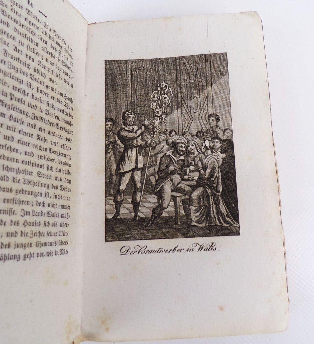  Miniaturgemälde aus der Länder und Völkerkunde 1827 Großbritannien Irland