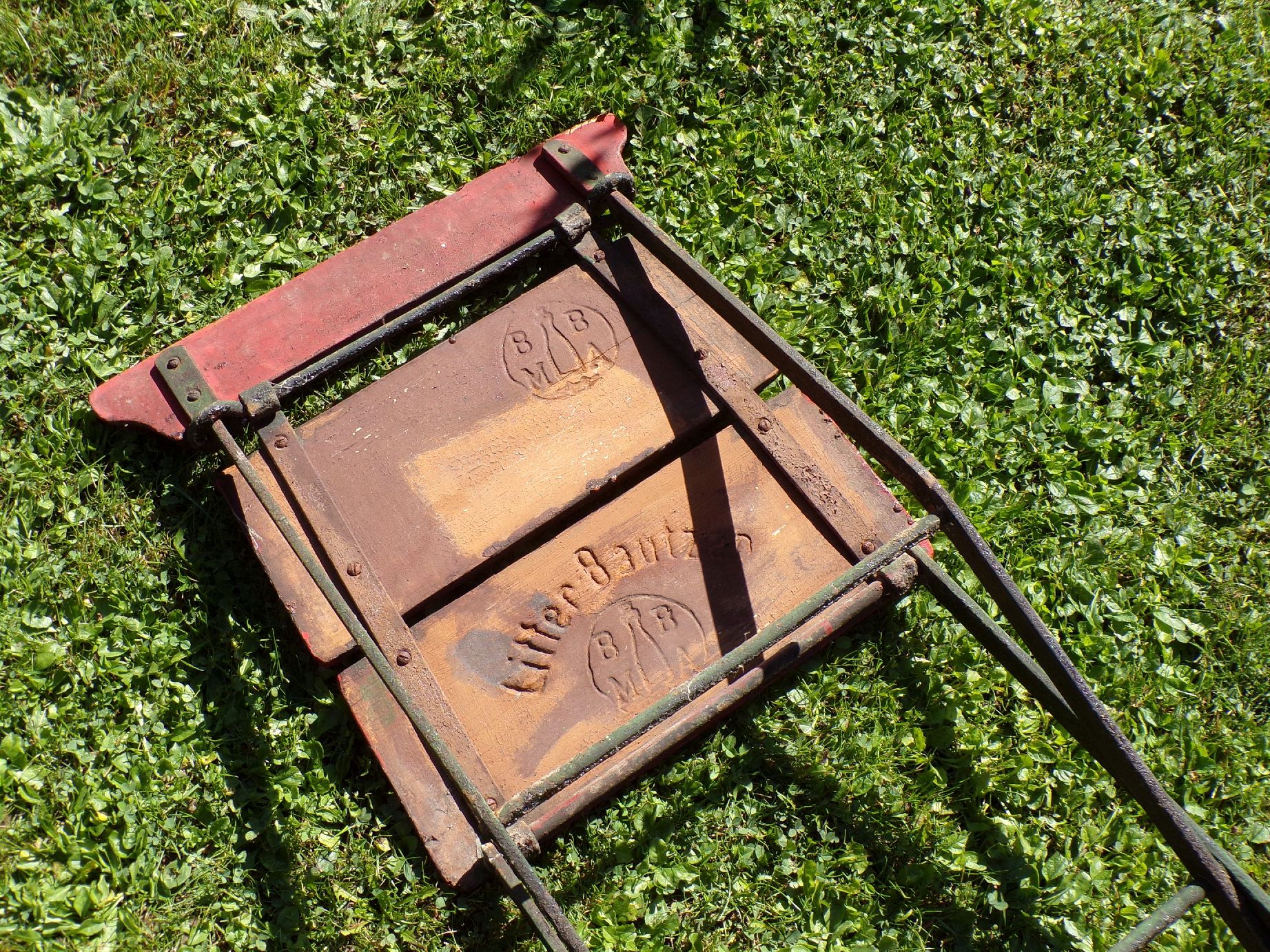 Alter Biergartenstuhl Bautzen Klappstuhl Gartenstuhl Vintage 