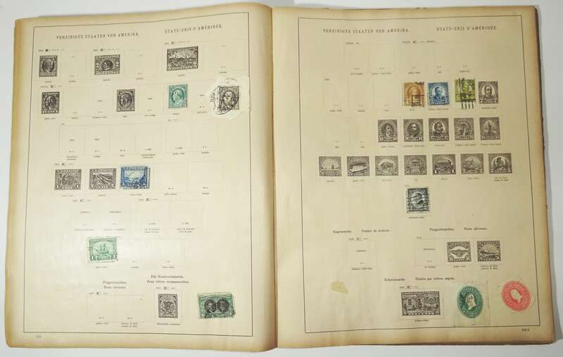 Schwaneberger Briefmarkenalbum Union Ausgabe 1924 Briefmarken