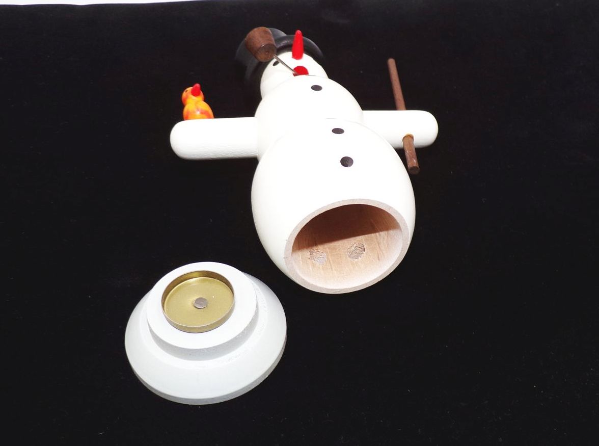 Räuchermännchen Schneemann Räuchermann PGH Seiffener Volkskunst Erzgebirge Räuchermännchen Schneemann Räuchermann PGH Seiffener Volkskunst Erzgebirge