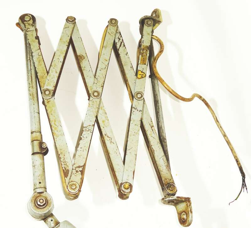 Midgard R2 Scherenlampe Werkstattlampe Loft Industrie Design Leuchte