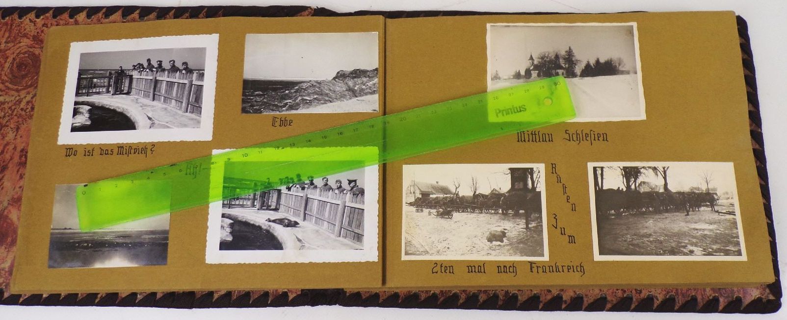 Fotoalbum 2 Wk Challans Atlantik Soldaten Frankreich