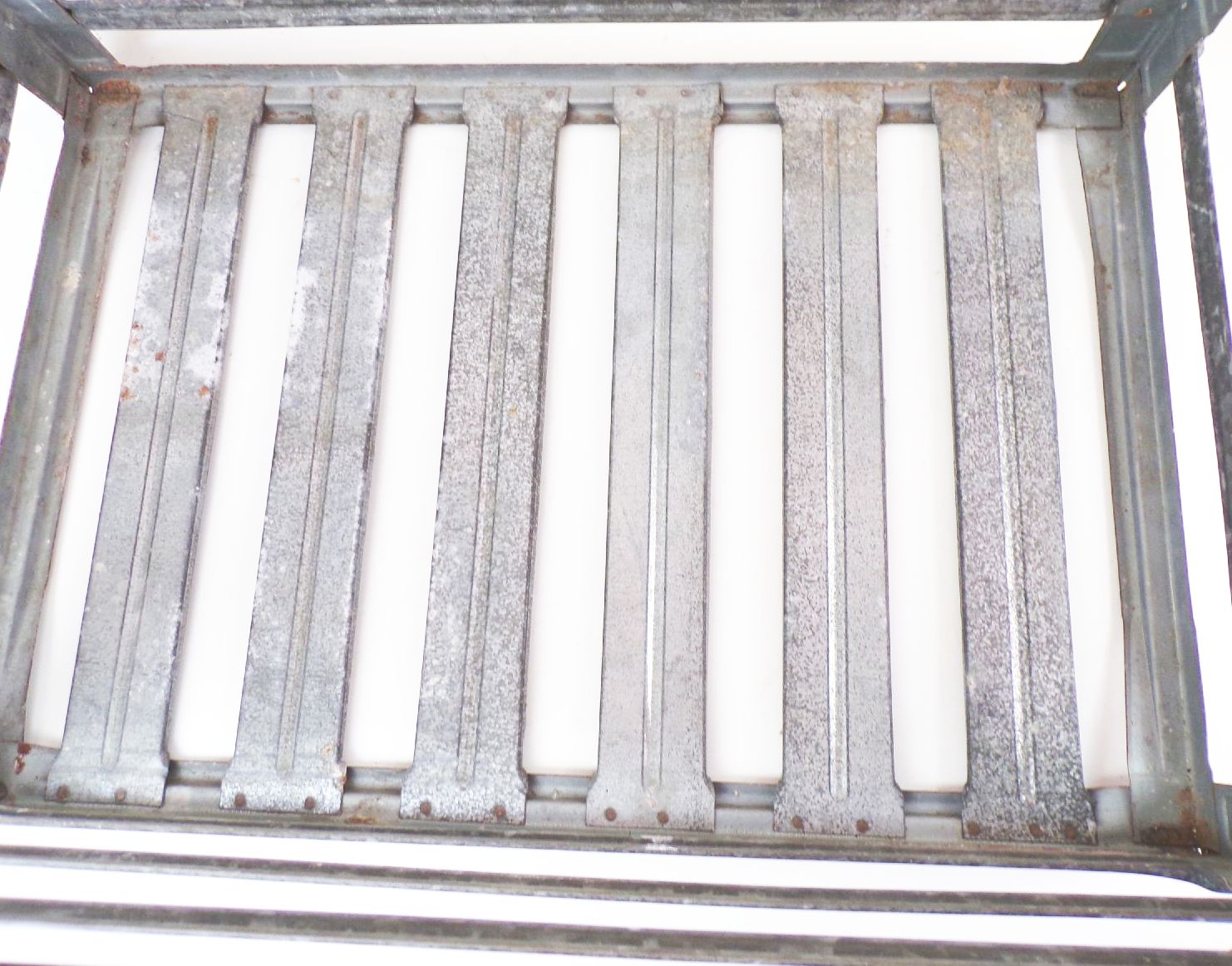 Alte Sero Metallkiste Gitterbox Metallbox Lagerkiste Loft Industriedesign