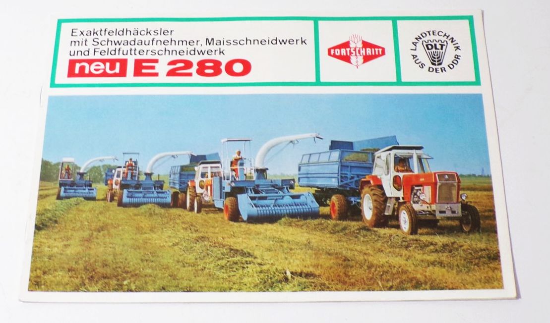 VEB Fortschritt E280 Exaktfeldhäcksler 1970 DDR