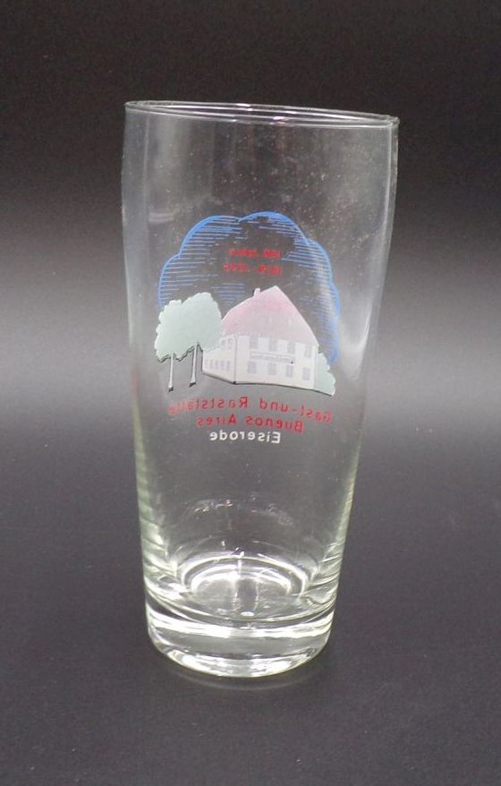 Altes Bierglas Eiserode bei Löbau Gaststätte Buenos Aires DDR 