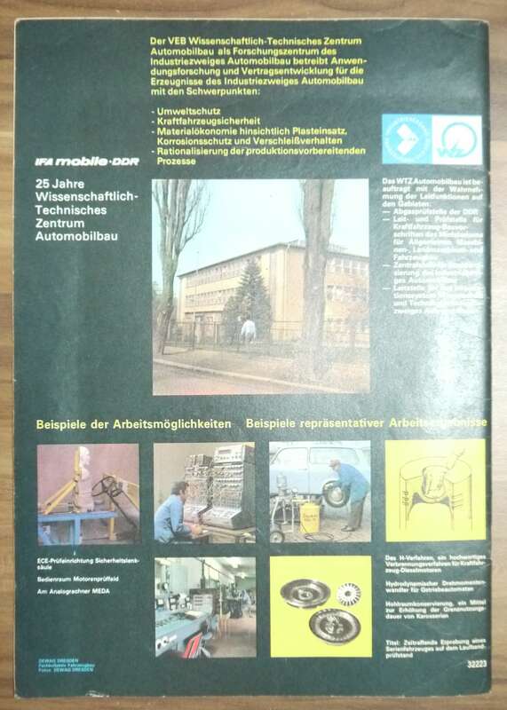 Sowjetische Automobile DDR Zeitschrift KFT WAS 2102 Wartburg 353 Juni 1976