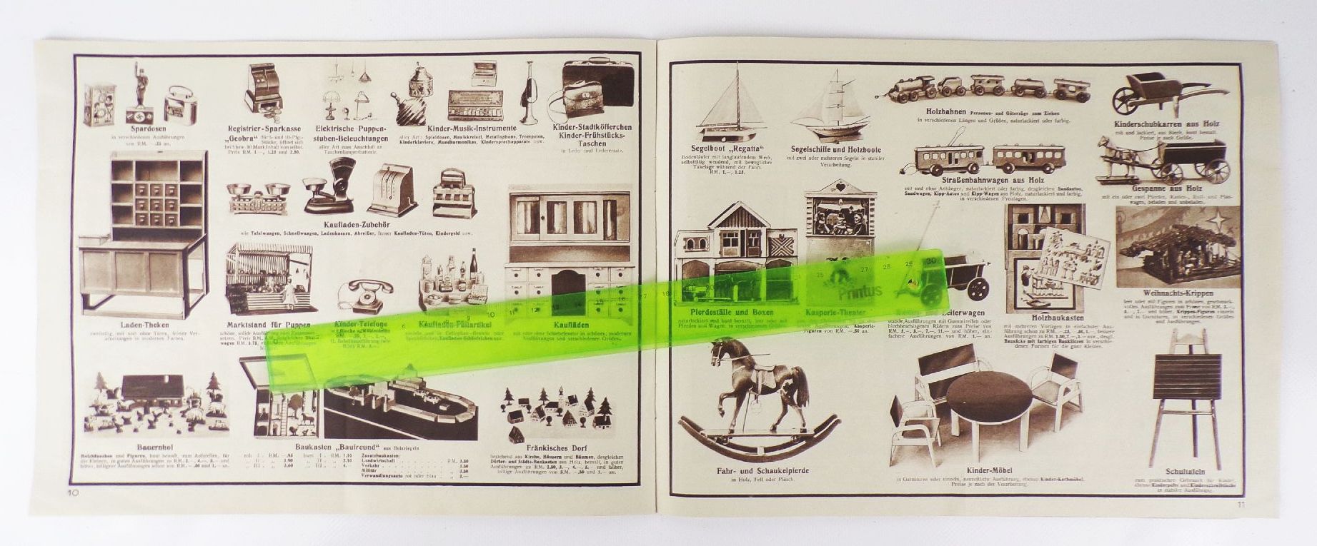 Alter Spielzeug Katalog 1933 Forchthammer Regensburg Alter Spielzeug Katalog 1933 Forchthammer Regensburg