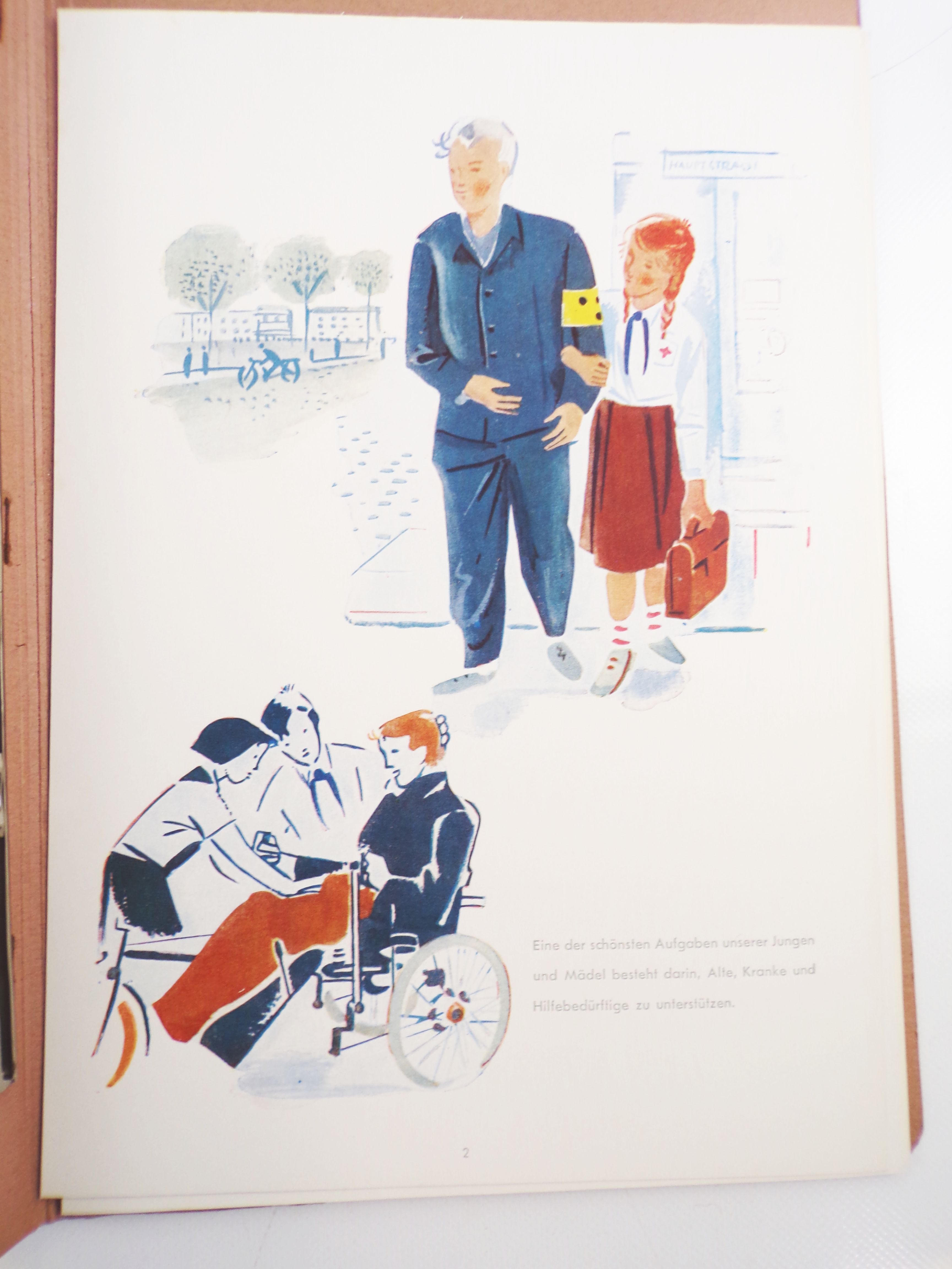 Junge Sanitäter Auszeichnung Mappe DRK Deutsches Rotes Kreuz DDR