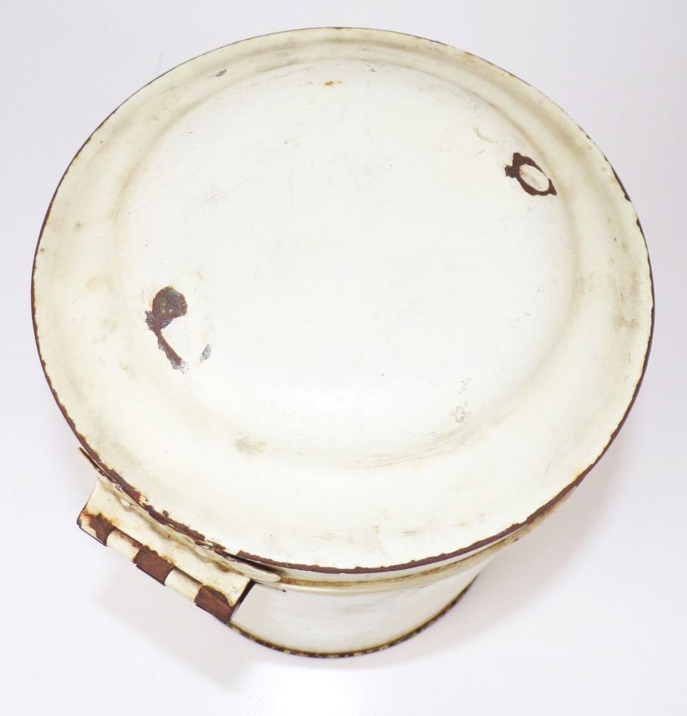 Alte Mehldose Blechdose Mehl Behälter Vintage Shabby Chic Deko