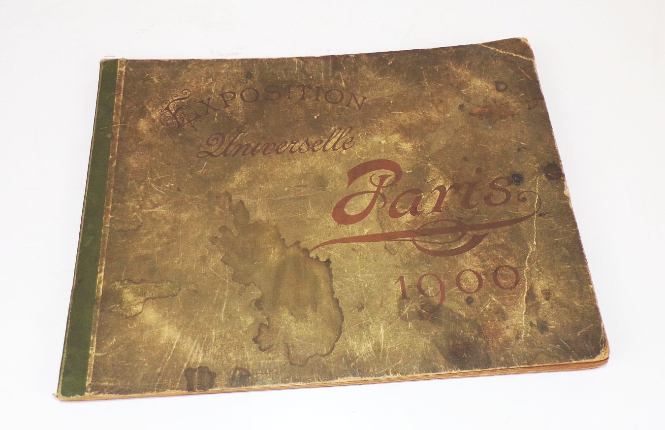Fotoalbum 1900 Weltausstellung Paris Frankreich großformatige Fotos Exposition 