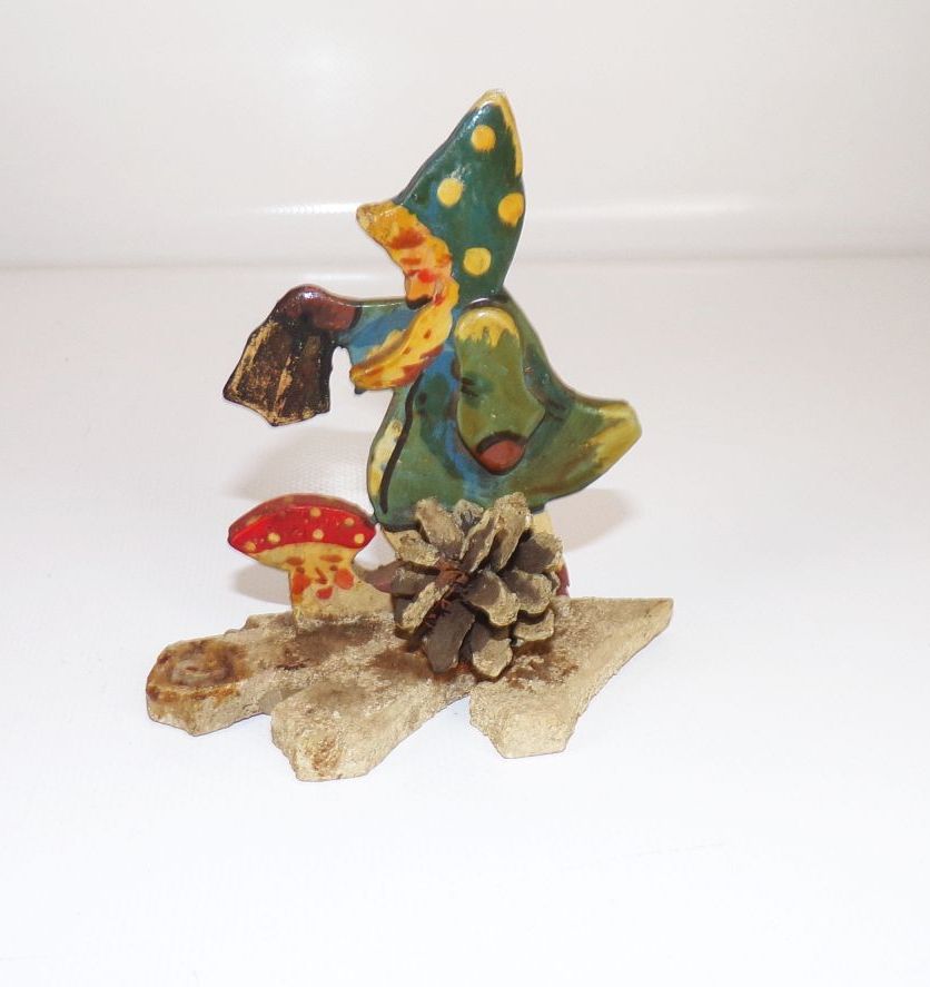 Zwerg Holz Figur Weihnachten Fliegenpilz Deko Zwerg Holz Figur Weihnachten Fliegenpilz Deko