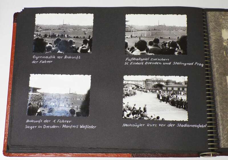 Fotoalbum DDR Sport Friedensfahrt Dresden Pirna Hochwasser Stralsund Ostsee 