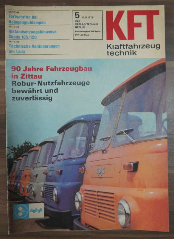 KFT Zeitschrift DDR Mai 1978 Fortschritte bei Halogenglühlampen 90 Jahre