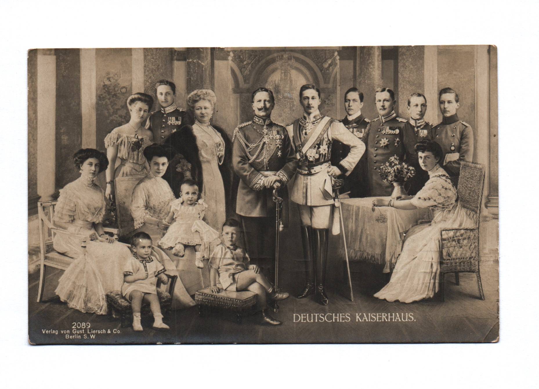 Ak Deutsches Kaiserhaus 1911 Kaiser Wilhelm II. von Preußen mit Familie Ak Deutsches Kaiserhaus 1911 Kaiser Wilhelm II. von Preußen mit Familie