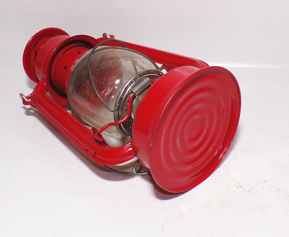 Alte Bat 158 Rot Petroleumlampe Sturmlaterne GDR unbenutzt 