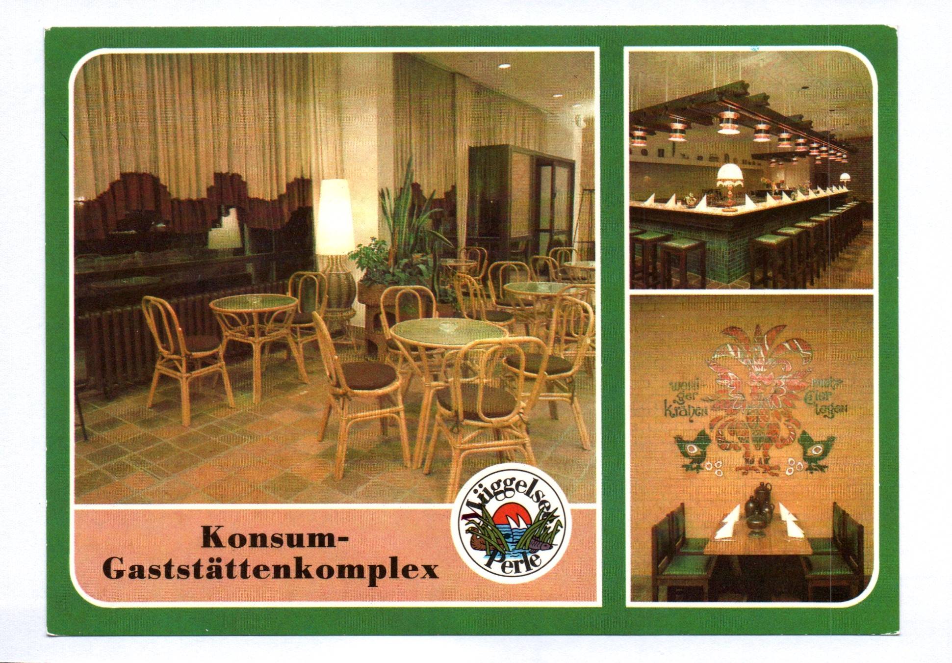 Ak Konsum Gaststättenkomplex 1983 Berlin Müggelseeperle Ak Konsum Gaststättenkomplex 1983 Berlin Müggelseeperle