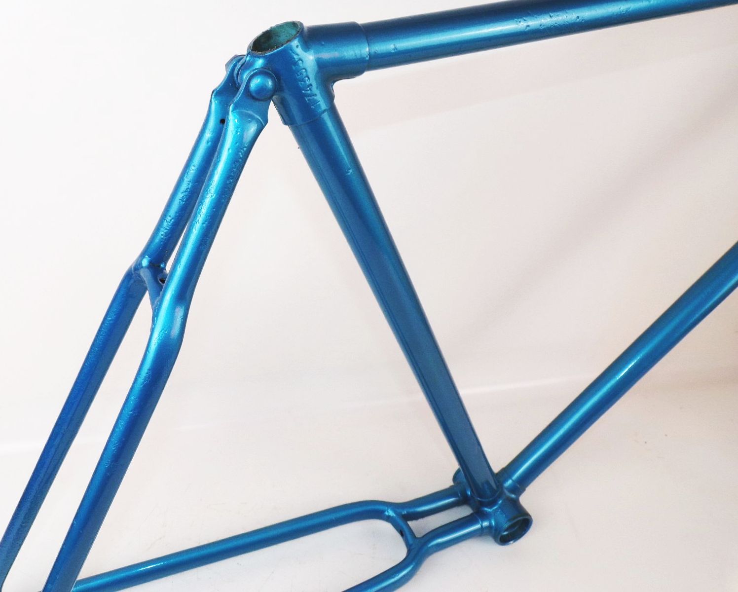 Alter Fahrradrahmen wohl Mifa 26 Zoll Herrenrad mit Fahrradgabel lackiert DDR