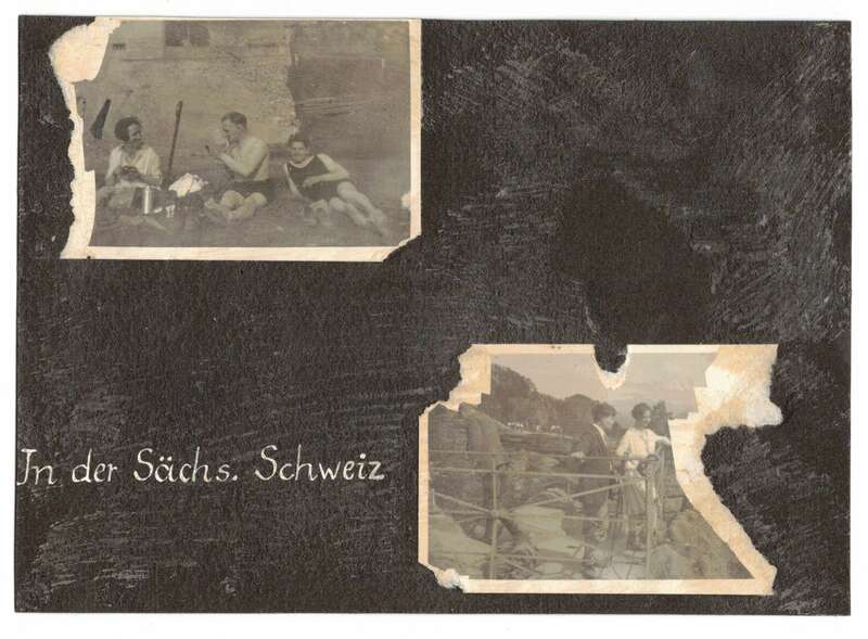 Albumseite 2 Foto Dresden Hochhaus Straßenbahn 1930er Albumseite 2 Foto Dresden Hochhaus Straßenbahn 1930er