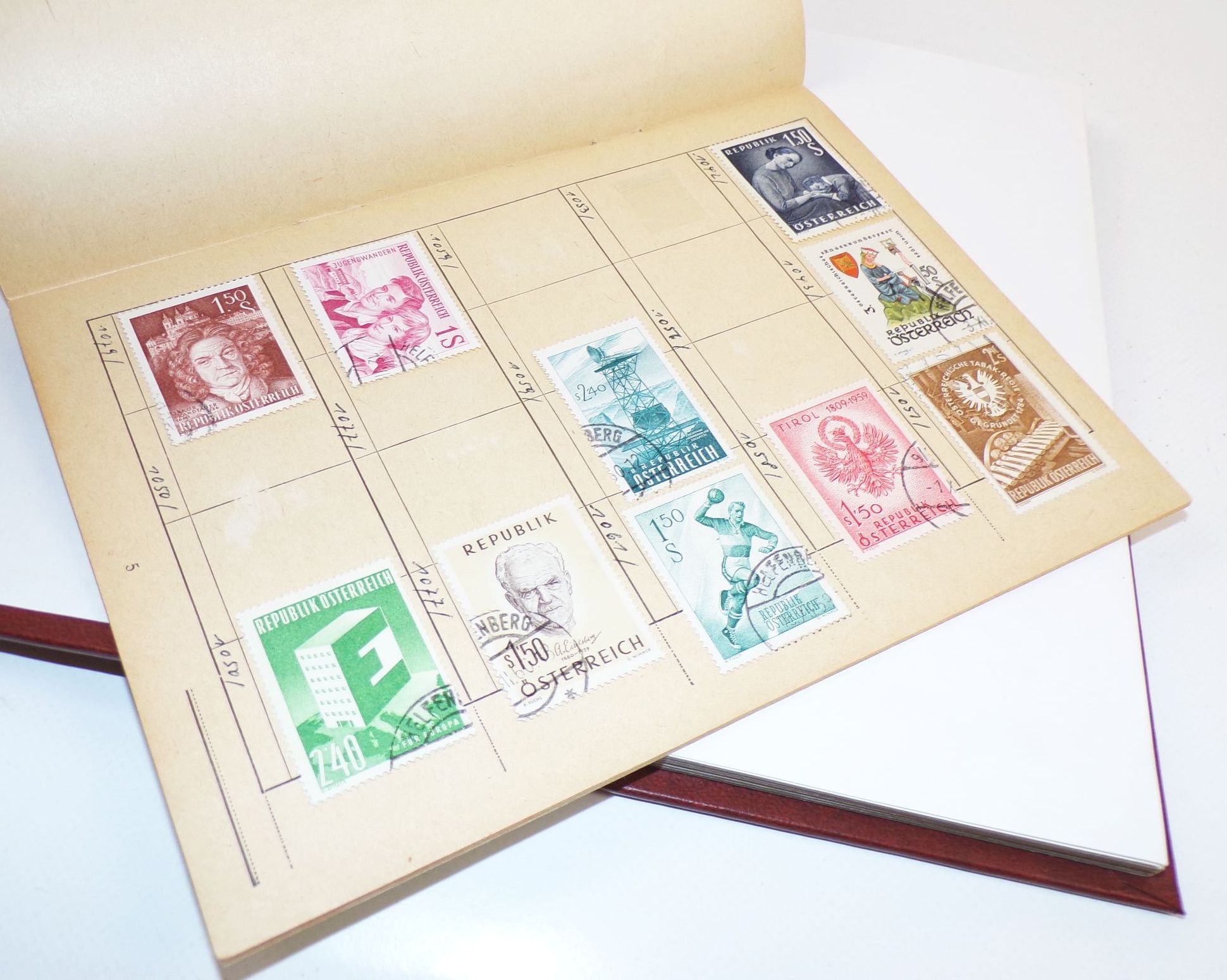 Österreich Briefmarken ab 1854 Austria aus Nachlass