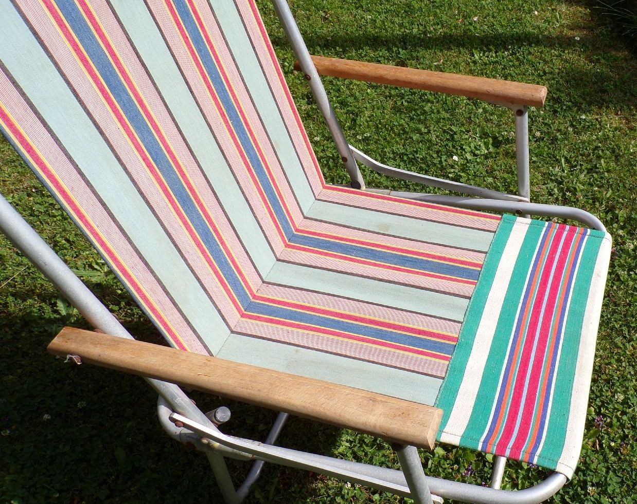 Alter Campingstuhl Klappstuhl Stuhl Retro Look Vintage GDR chair