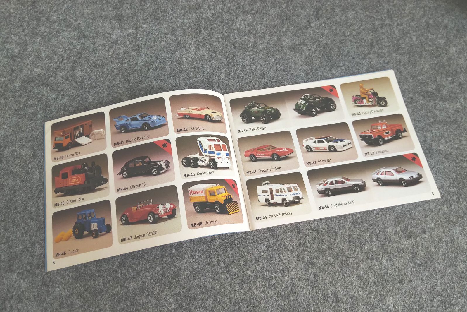 Original Matchbox Reklame Heft Modelle 1983 Werbung