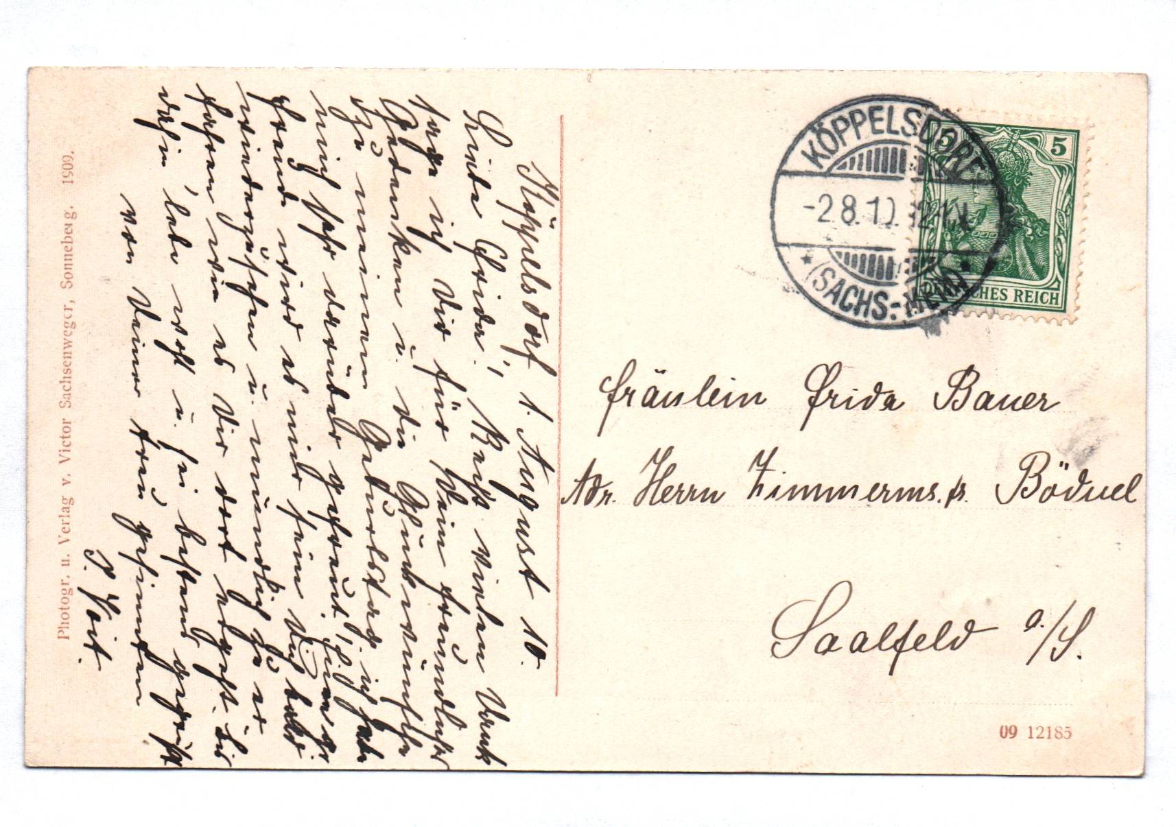 Ak Sonneberg Thüringen 1910