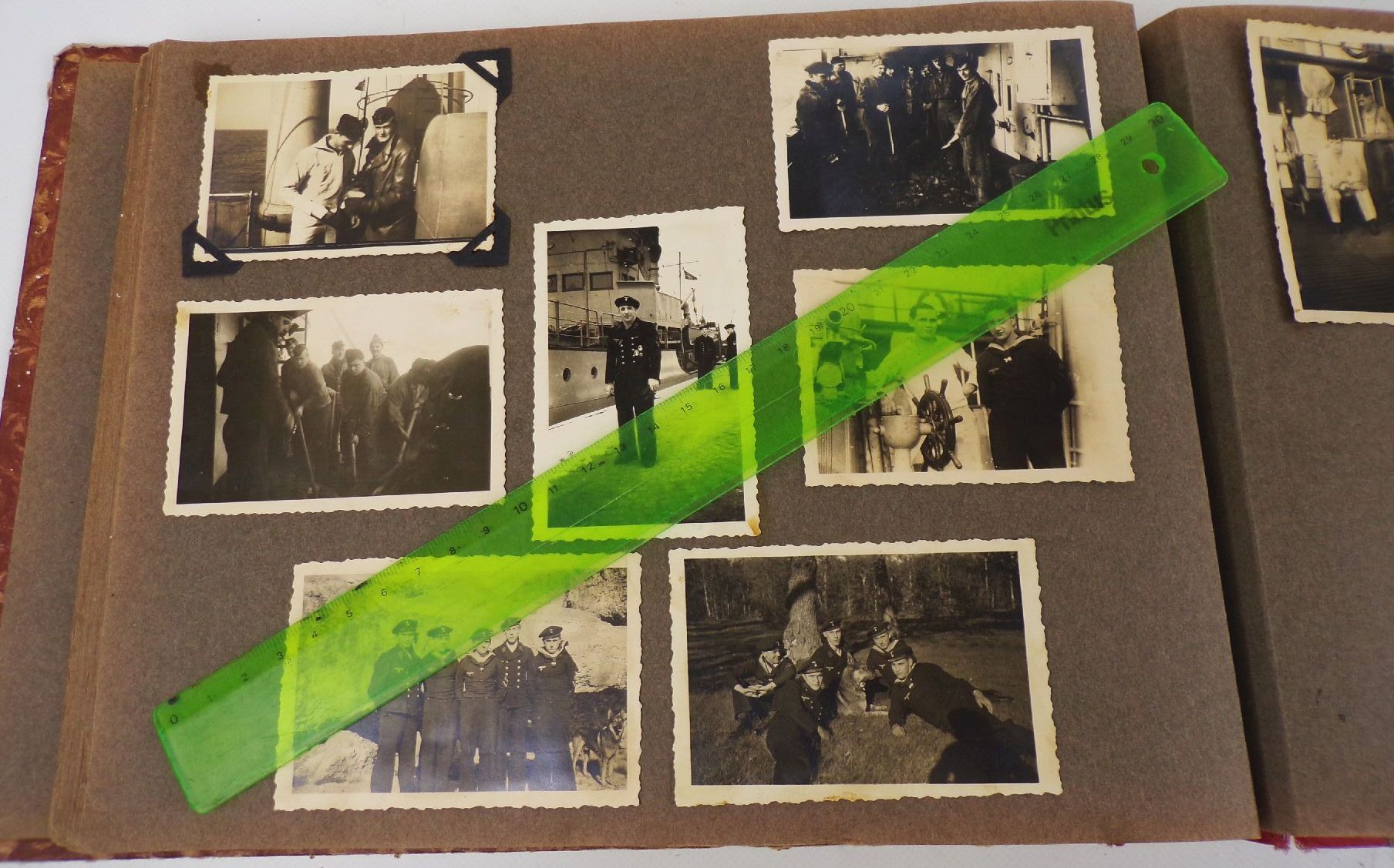 Marine Fotoalbum 2 Wk Schiffe Libau Norwegen Fjorde Matrosen WW2