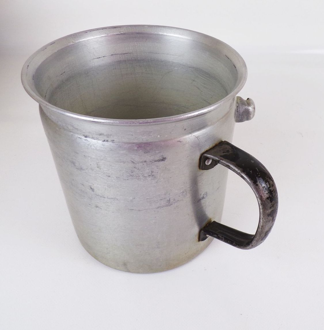 Alter Milchtopf Aluminium Pflanzgefäß Deko Shabby Vintage Alter Milchtopf Aluminium Pflanzgefäß Deko Shabby Vintage