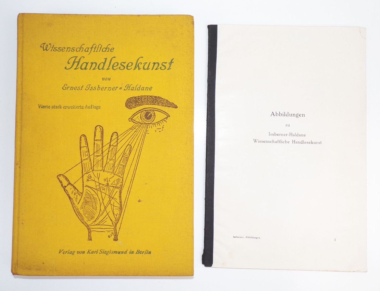 Buch Wissenschaftliche Handlesekunst von Ernest Issberner Haldane 1928