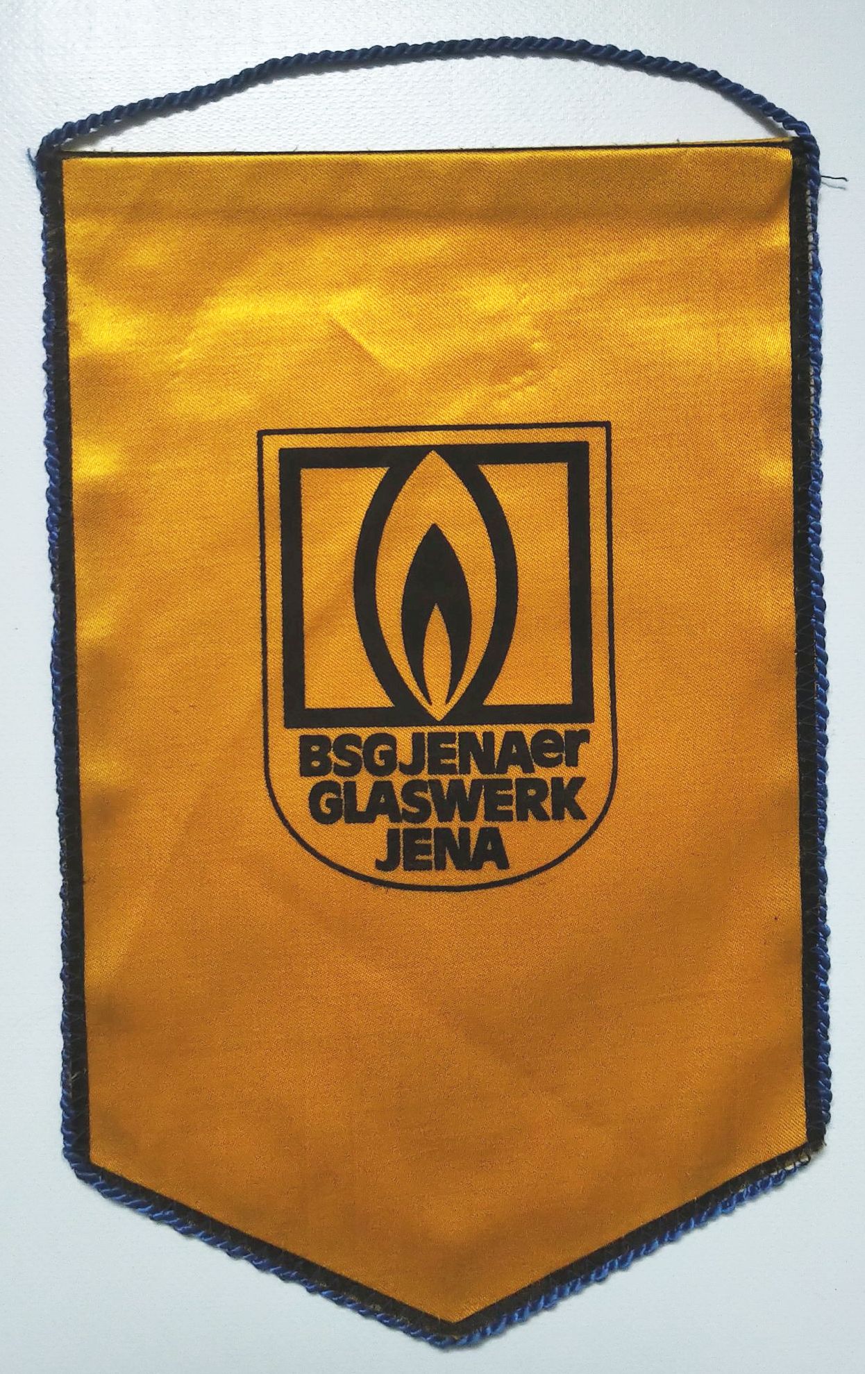Betriebssportgemeinschaft des VEB Jenaer Glaswerk alter Wimpel