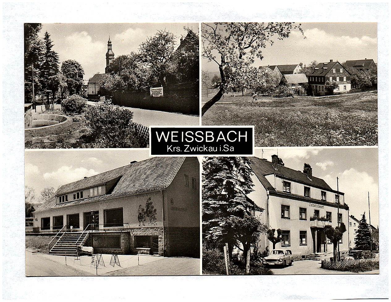 Ak Weissbach Kreis Zwickau in Sachsen DDR Ak Weissbach Kreis Zwickau in Sachsen DDR